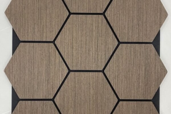 Hexagon Paneel Smoke 80x60cm