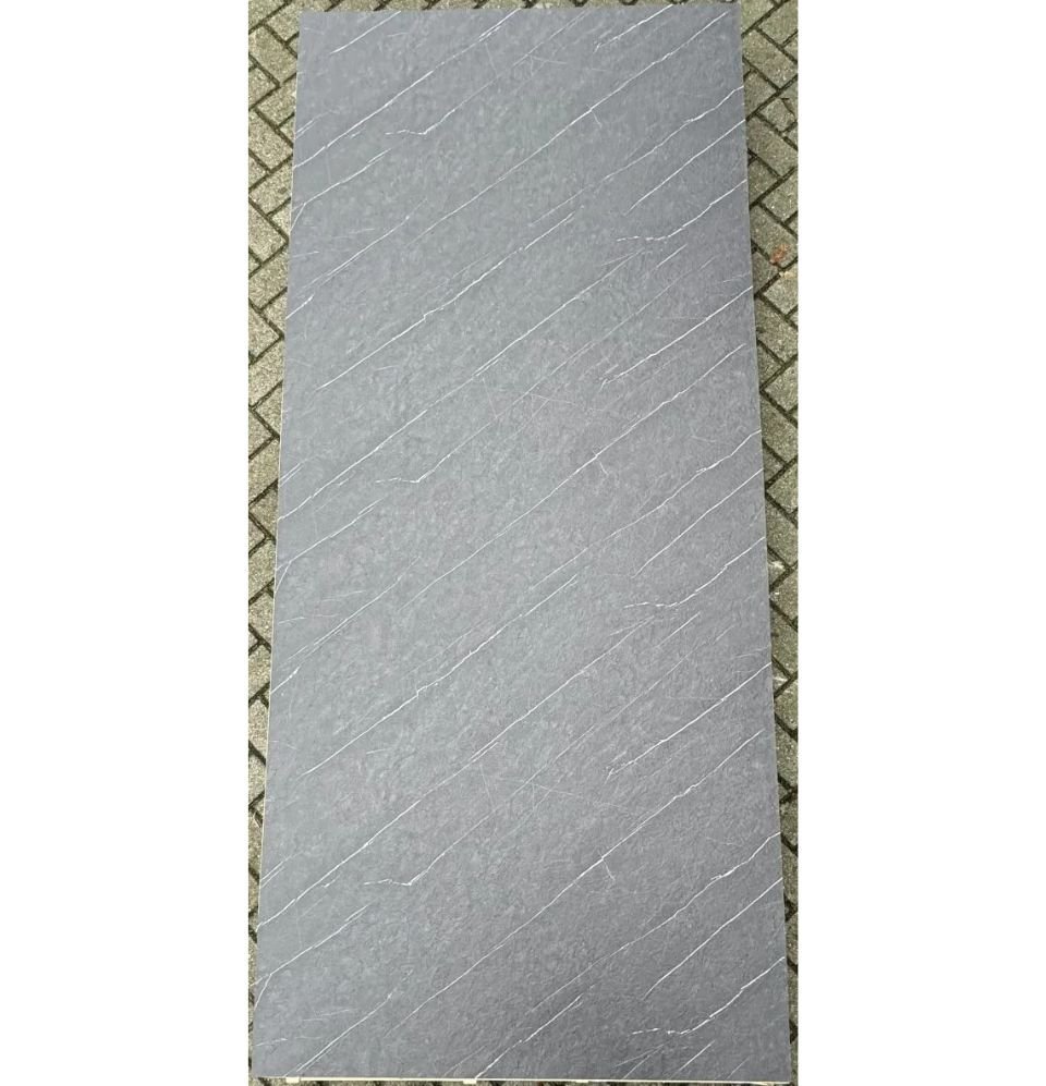 Donkere Marmerlook met Fijne Lijnen 280x122cm – 0020