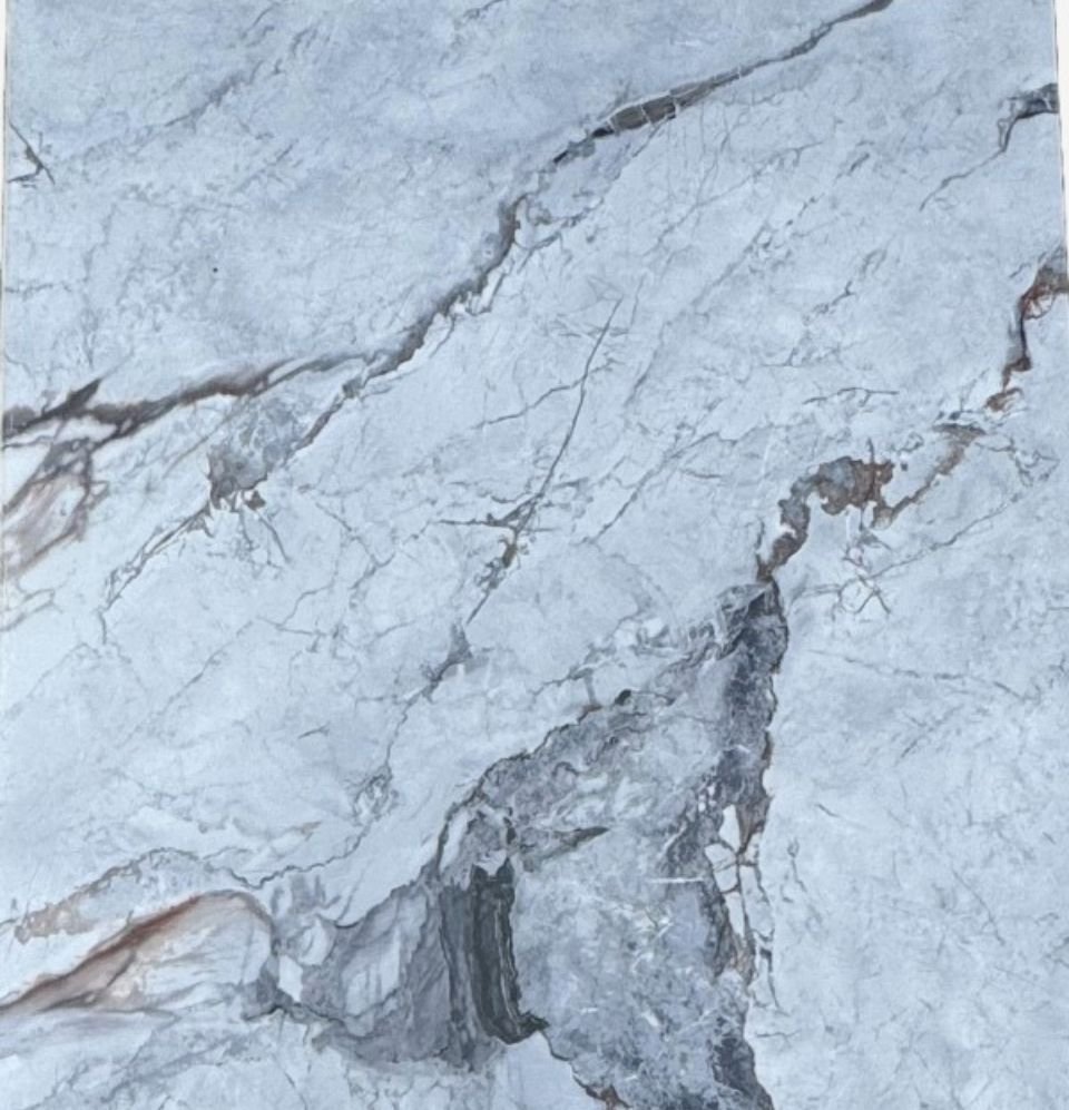 Marmerlook PVC Stonebleu 280x122cm – 0025