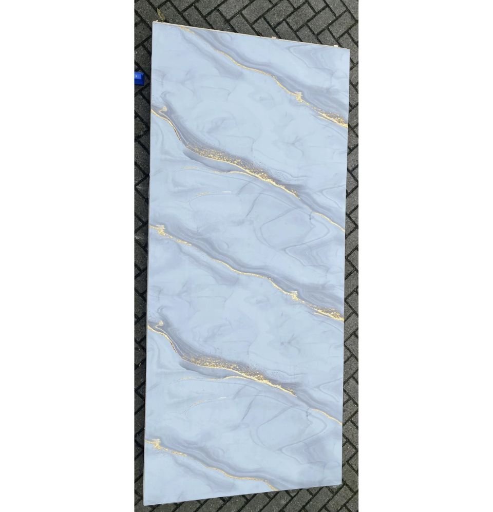 PVC/SPC Marmerlook Wit Goud 280x122cm – 0021