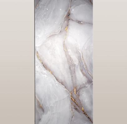 PVC/SPC Marmer Plaat Hoogglans | billionaire Gold Waterbestendig Wandpaneel – 280x122cm 3mm