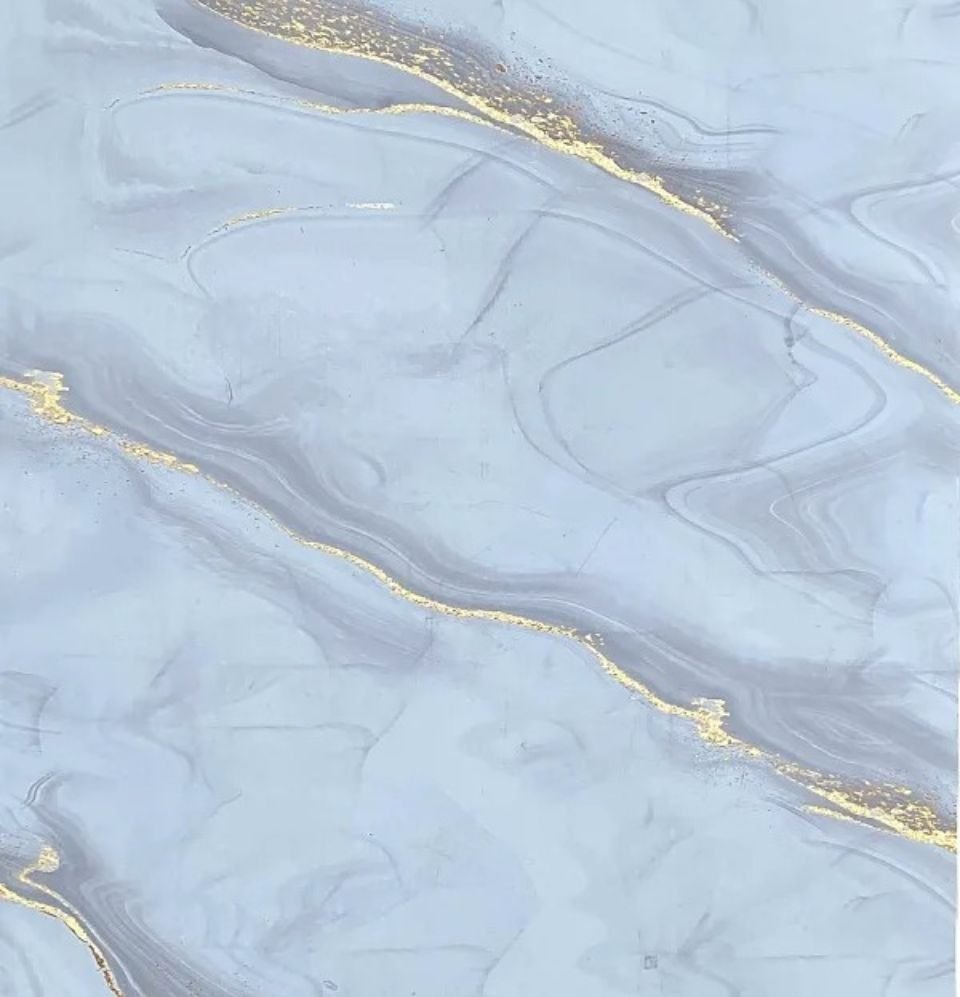 PVC/SPC Marmerlook Wit Goud 280x122cm – 0021