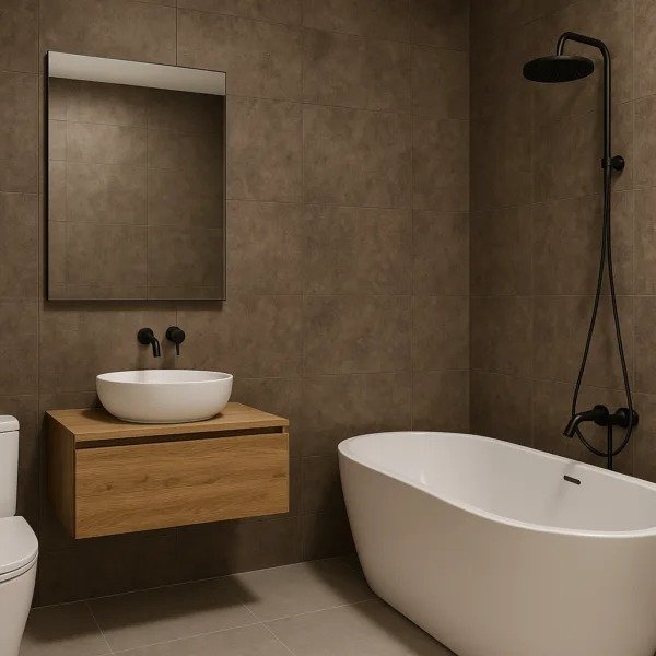 Espresso Stone – 4 mm Premium Wandpaneel (122×280 cm)