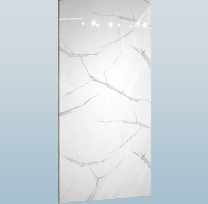 PVC Marmer Wit Glans Bianco 260x122x0,3cm