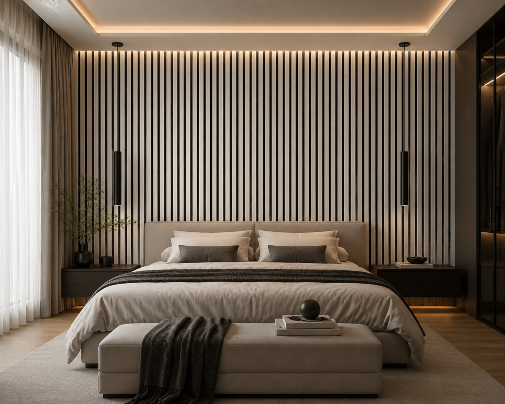 Akoestisch Paneel White 260x60cm