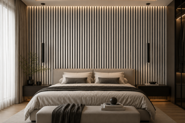 Akoestisch Paneel White 260x60cm
