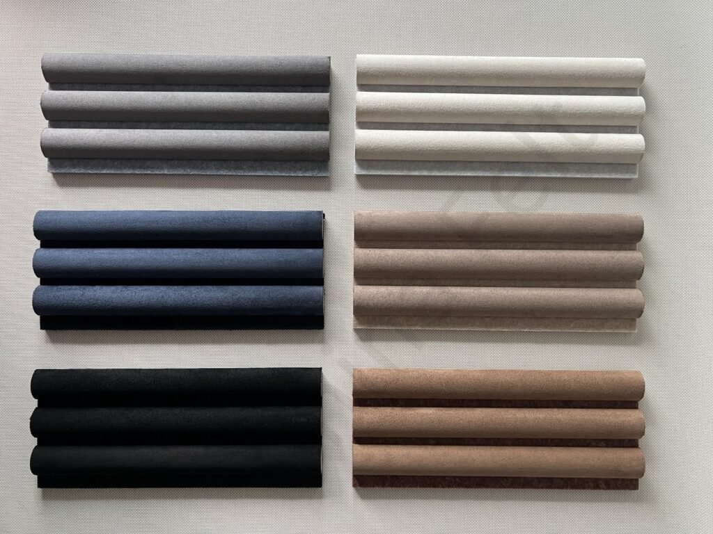 Akoestische Panelen Suede Stof Crème Licht Beige met Vilt