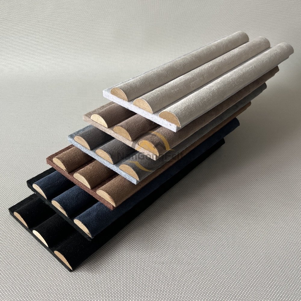 Akoestische Panelen Suede Stof Crème Licht Beige met Vilt