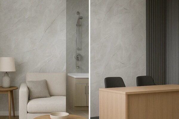 PVC Wandpaneel | Grijs Marmer