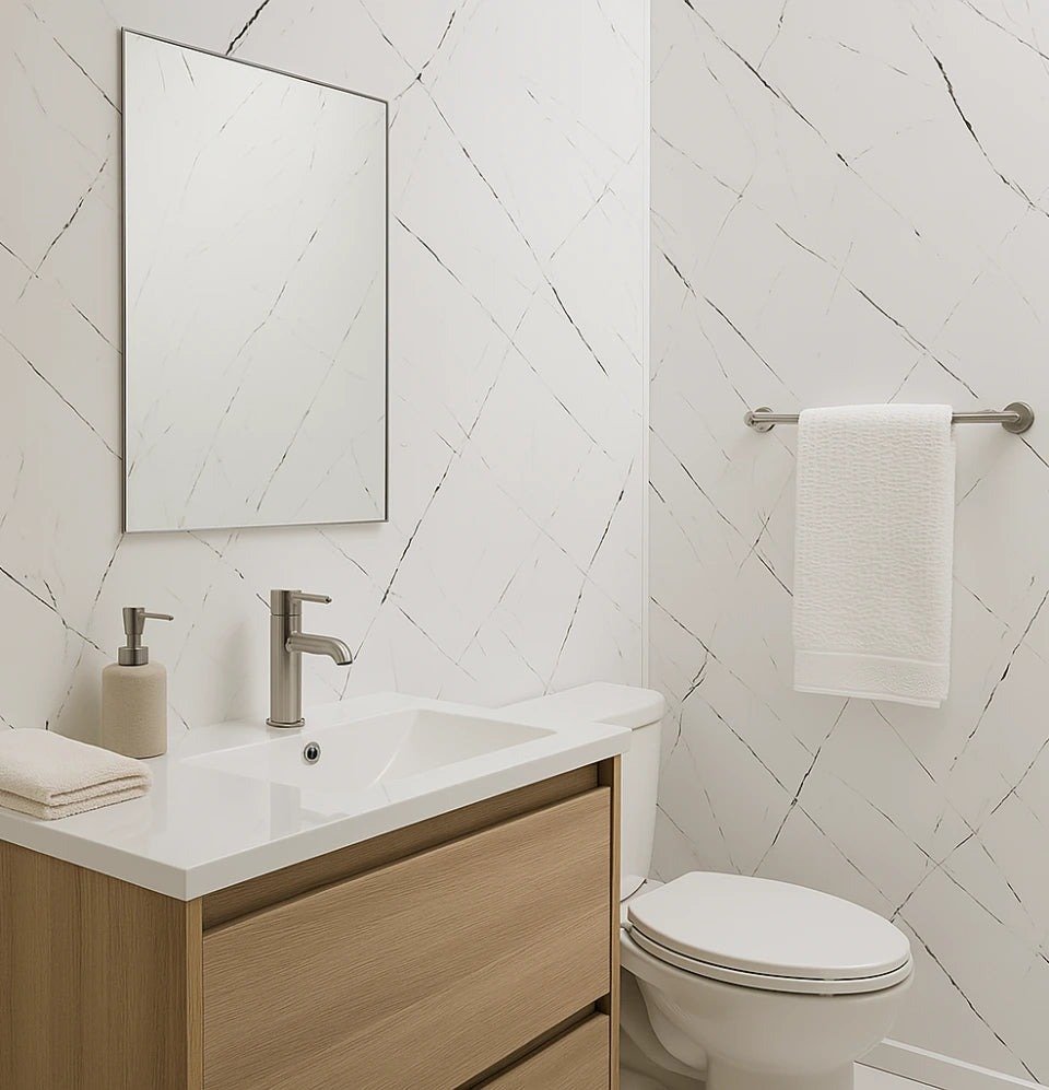 PVC Wandpaneel | Modern Wit