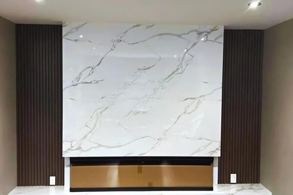 PVC-wandpaneel | Witte Calacatta Trente